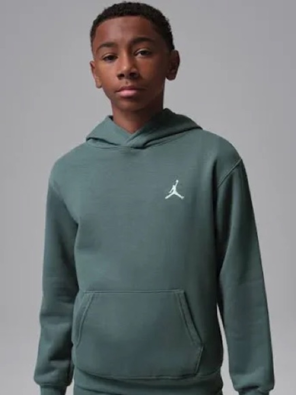 Jordan Brooklyn Fleece
Big Kids' Pullover Hoodie| Midnight Green| Air Jordan